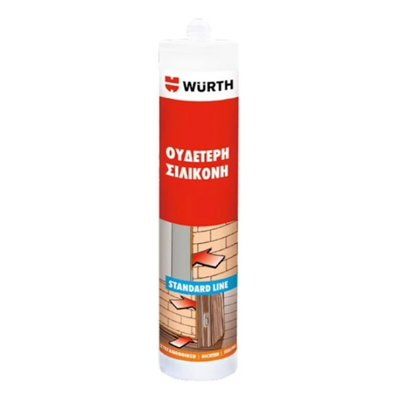 Wurth Ουδέτερη Σιλικόνη Διαφανής 280ml