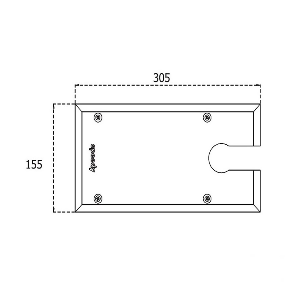 Speedy Glass Door M25 Mechanism Cover