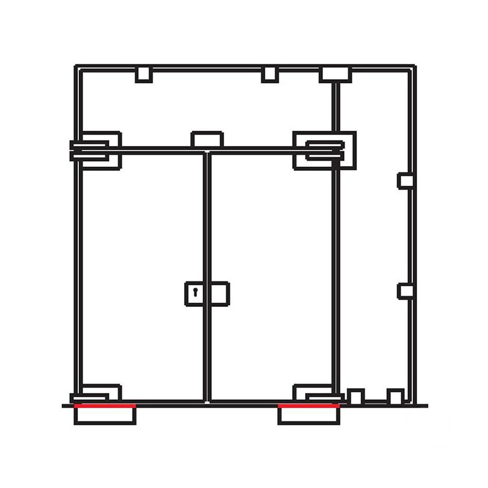 Speedy Glass Door M25 Mechanism Cover