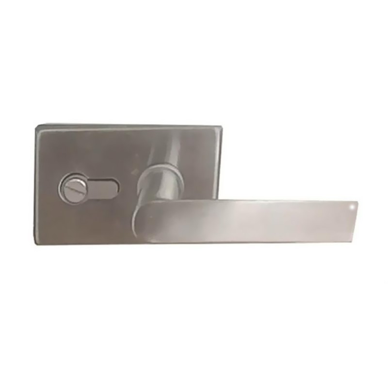 Ανοξείδωτη κλειδαριά (μπουτόν-κέρμα) εγκοπής-οπής μεγάλη για γυάλινη πόρτα