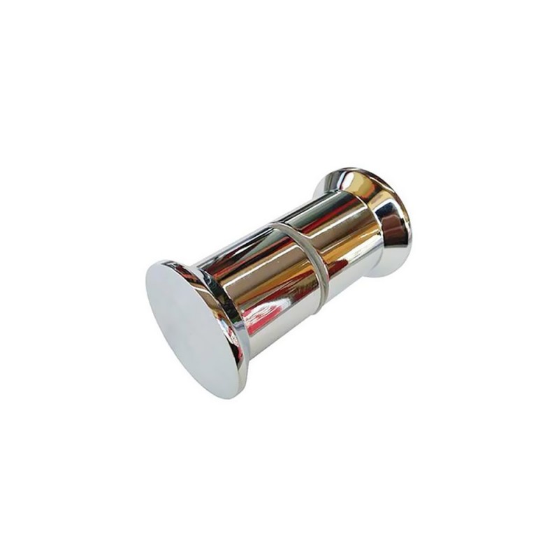 Πόμολο αλουμινίου μίνι κωνικό διπλό Φ35-30mm χρώμιο γυαλιστερό