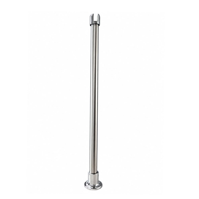 Shower Glass Support Bar Inox 40cm straight ceiling - glass