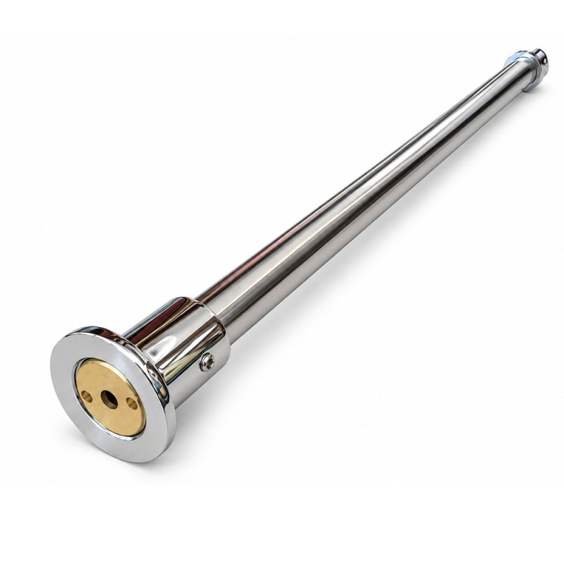 Shower Glass Support Bar Inox 40cm straight ceiling - glass