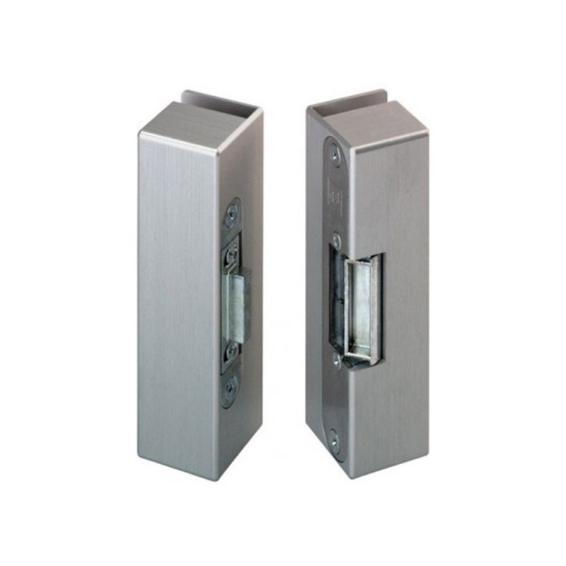 Electric door lock with button and glass door switch (set).