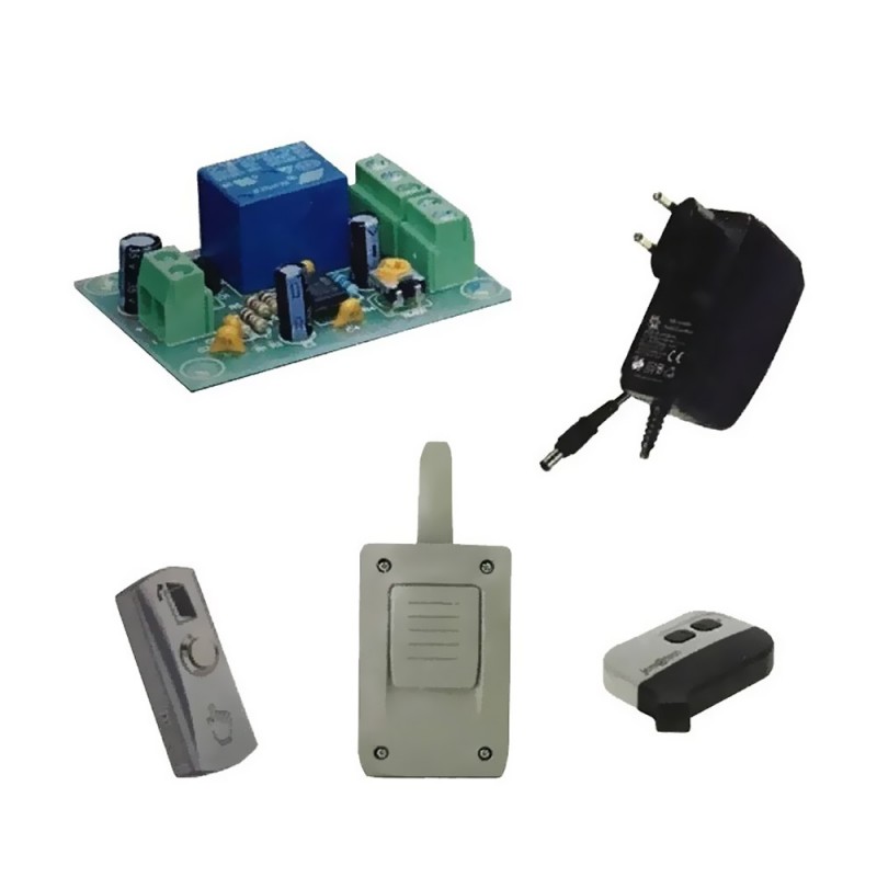  GEVY 5pc electric lock kit with wireless remote control and button