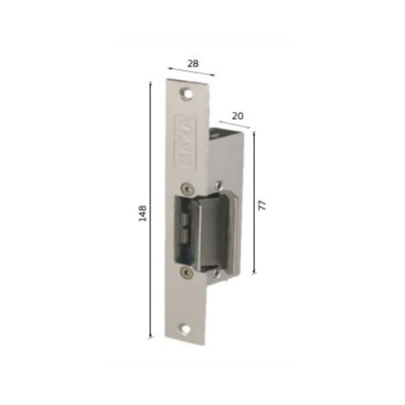 Kypri electric glass single-leaf door MAXA