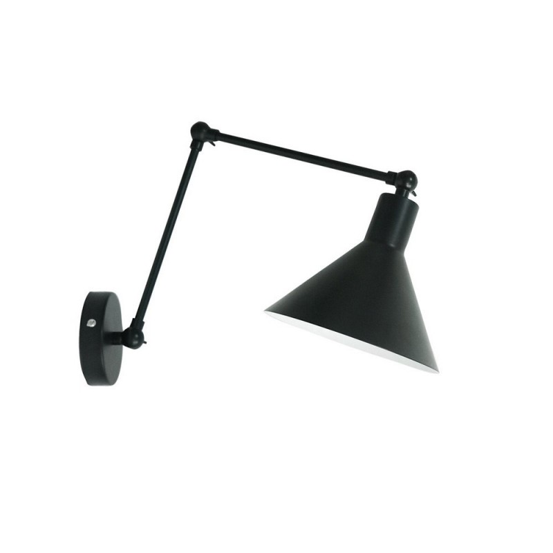 Metal Wall Lamp E27 Black