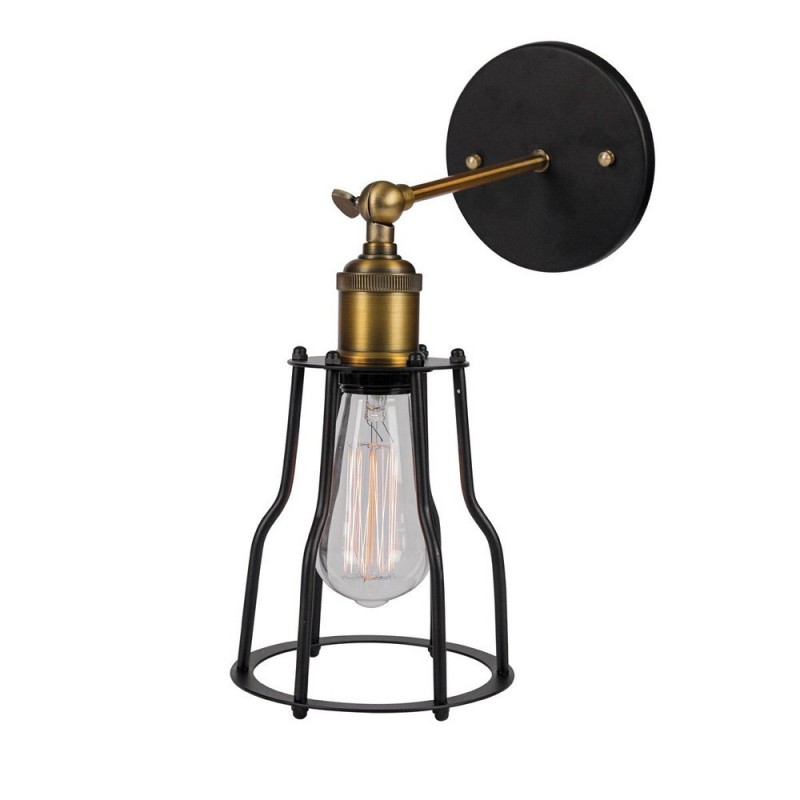  Retro wall-mounted bathroom lamp