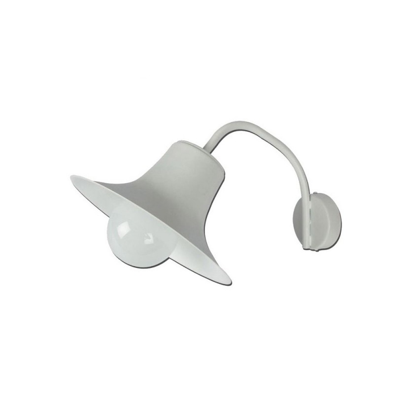  Retro white wall-mounted bathroom lamp
