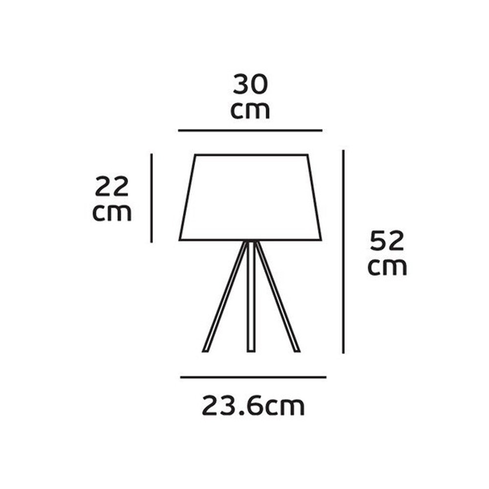 Φωτιστικό μεταλλικό E27 Φ30cm γκρι