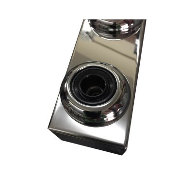 Wall light Hollywood stainless steel 60x4.5x8cm
