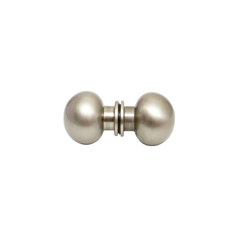 Glass bathroom shower cabin 10mm 140x190cm inox fittings (wall to wall)