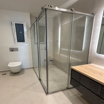 Sliding bathroom shower cabin 10mm 80x80x190cm corner