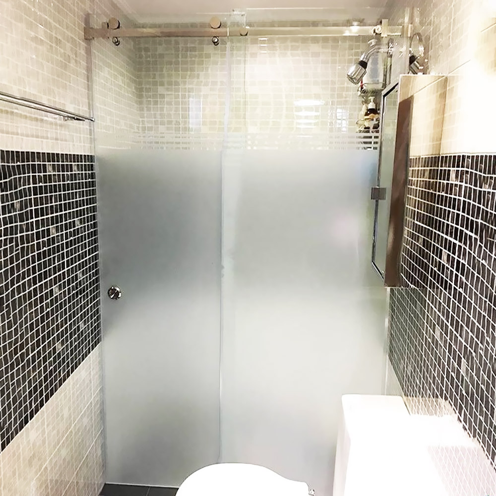  Sliding Glass Bathroom Shower Enclosure 10mm 120x190cm Stainless Guide