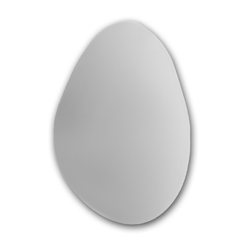 Bathroom wall mirror 45x68cm - 60x80cm pebble shaped