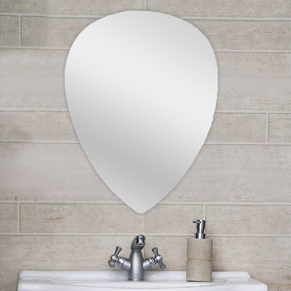 Καθρέπτης μπάνιου τοίχου σε σχέδιο δάκρυ 43x60cm