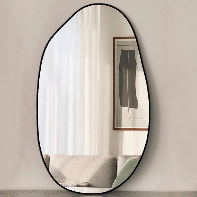 Pebble shaped bathroom mirror 55x90cm - 60x110cm - 80x160cm