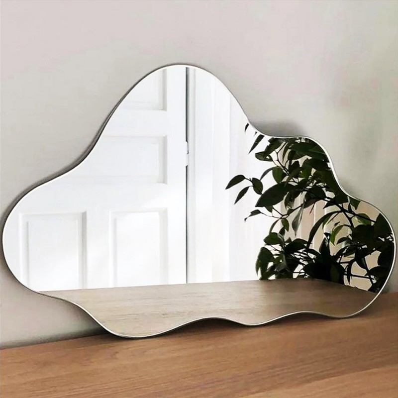 Cloud-shaped wall mirror 100x60cm - 120x80cm