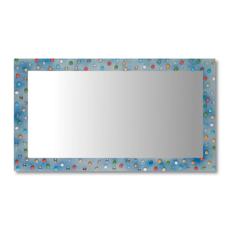Mirror 90x70cm handmade colored