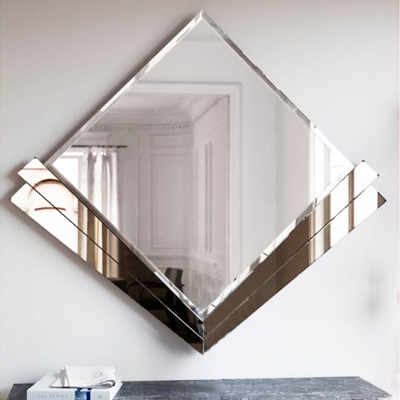 Καθρέπτης τοίχου Art-Deco 90x90cm