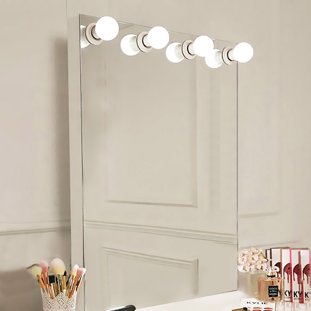 Καθρέπτης 60x80cm με φωτισμό για μακιγιάζ Hollywood make up