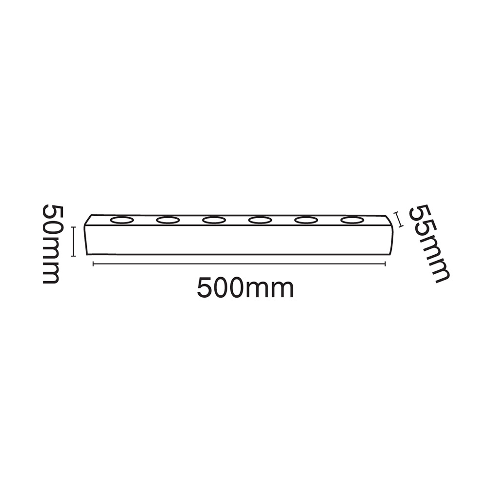 Καθρέπτης τοίχου 60x80cm με φωτιστικό για μακιγιάζ Hollywood make up