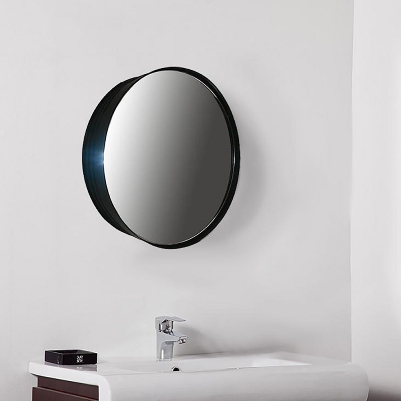  Round mirror Ø55cm with metal frame