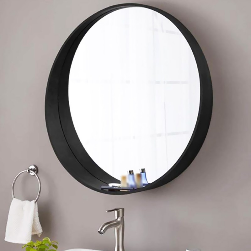 Round elliptical mirror Ø60cm - Ø70cm - Ø80cm with steel blade