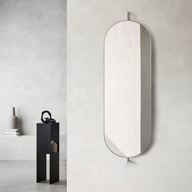 Καθρέπτης 50x160cm inox κάψουλα ολόσωμος  