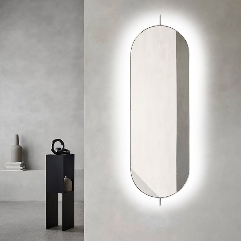 Καθρέπτης 50x160cm inox κάψουλα ολόσωμος  