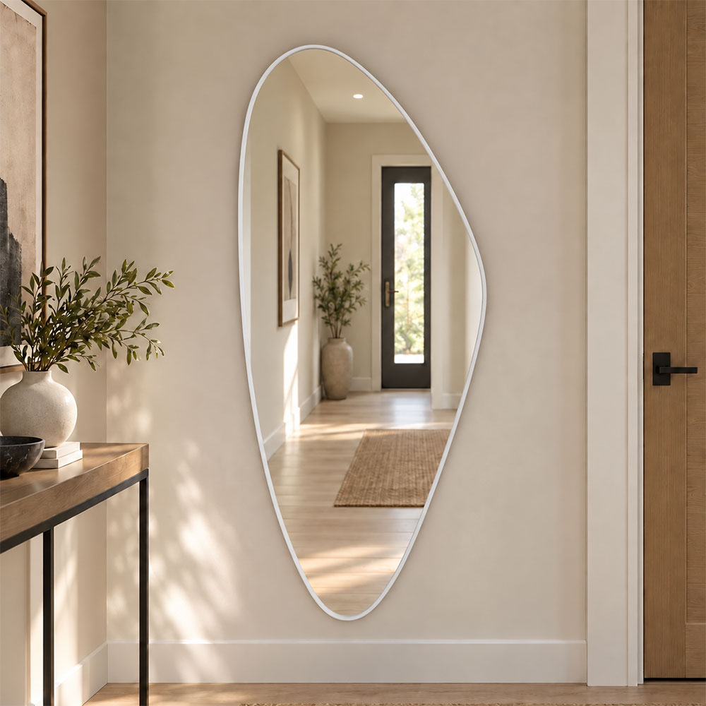 Καθρέπτης ολόσωμος ακανόνιστος 50x120cm - 60x150cm με μεταλλικό πλαίσιο