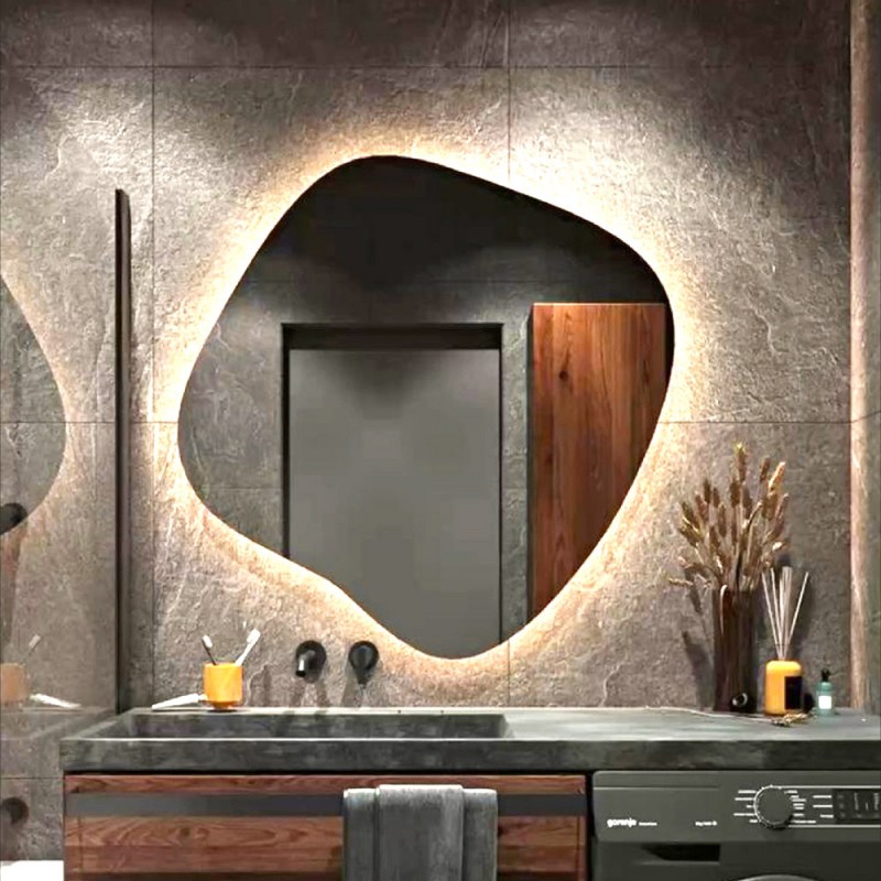 Bathroom led 60x60cm - 70x70cm - 80x80cm - 90x90cm in irregular shape