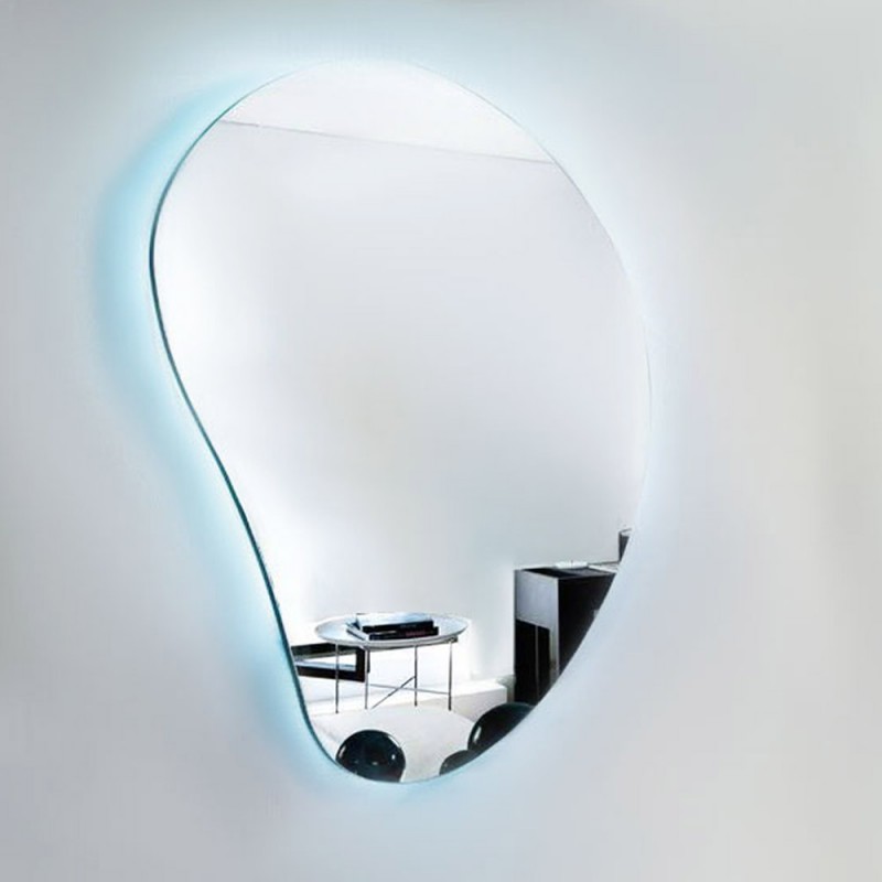 Καθρέπτης led μπάνιου 60x90cm φωτιζόμενος σε σχήμα σταγόνα Νο2
