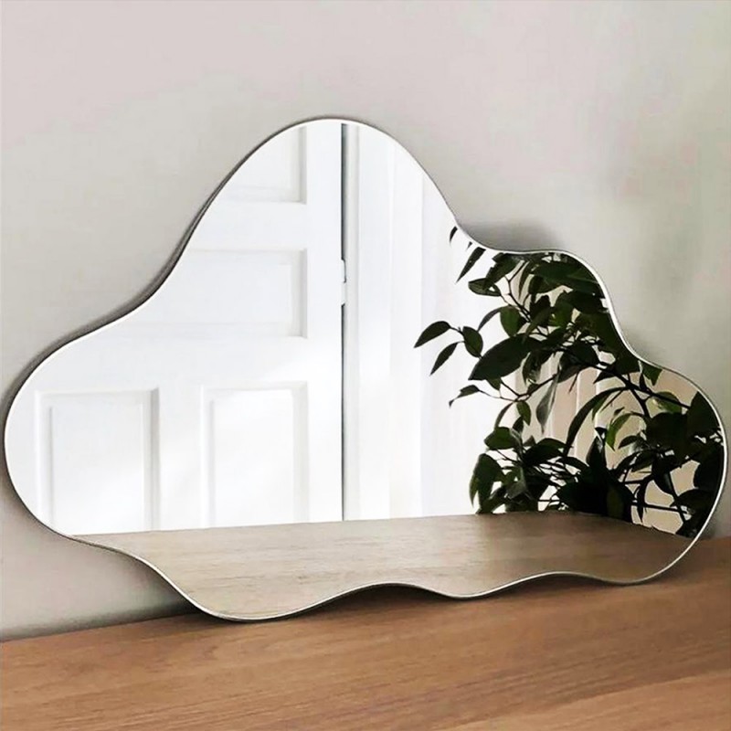 Καθρέπτης led τοίχου 100x60cm - 120x80cm σε σχήμα σύννεφο