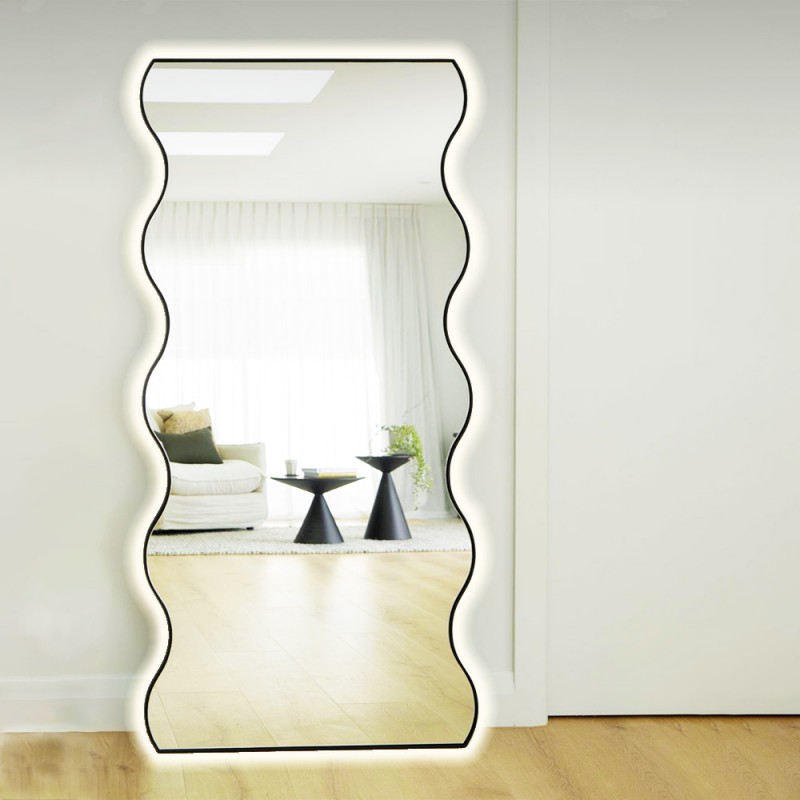 Καθρέπτης ολόσωμος 60x180cm - 90x200cm σε ελεύθερο σχέδιο με περίγραμμα βαφής