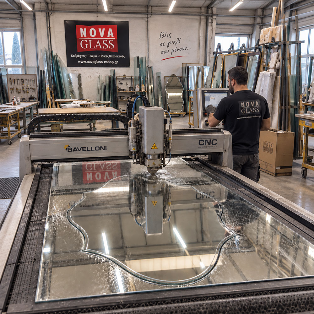 Καθρέπτης μπιζουτέ 70x100cm σε ακανόνιστο σχήμα