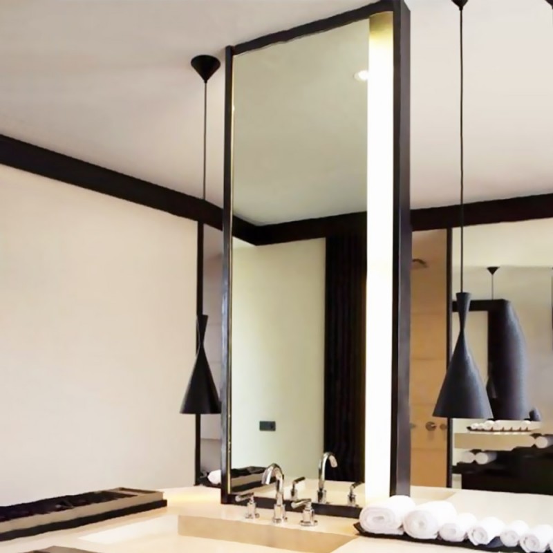 LED bathroom wall mirror 50x150cm hanging