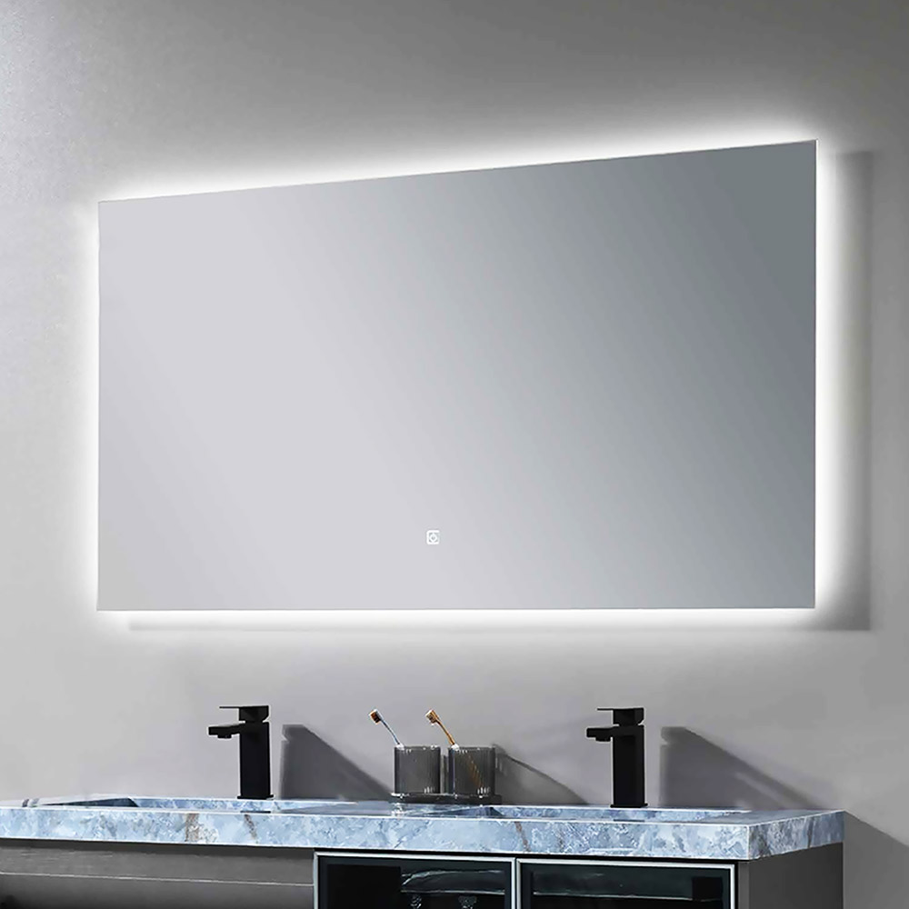 Καθρέπτης led μπάνιου 80x60cm - 120x80cm φωτιζόμενος