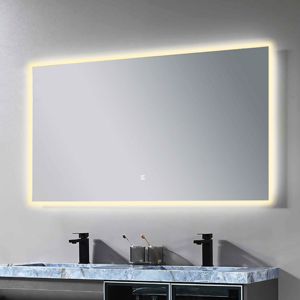 Καθρέπτης led μπάνιου 80x60cm - 120x80cm φωτιζόμενος