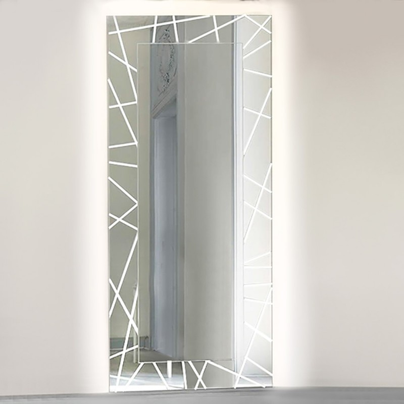 Καθρέπτης led σαλονιού τοίχου ολόσωμος 80x180cm