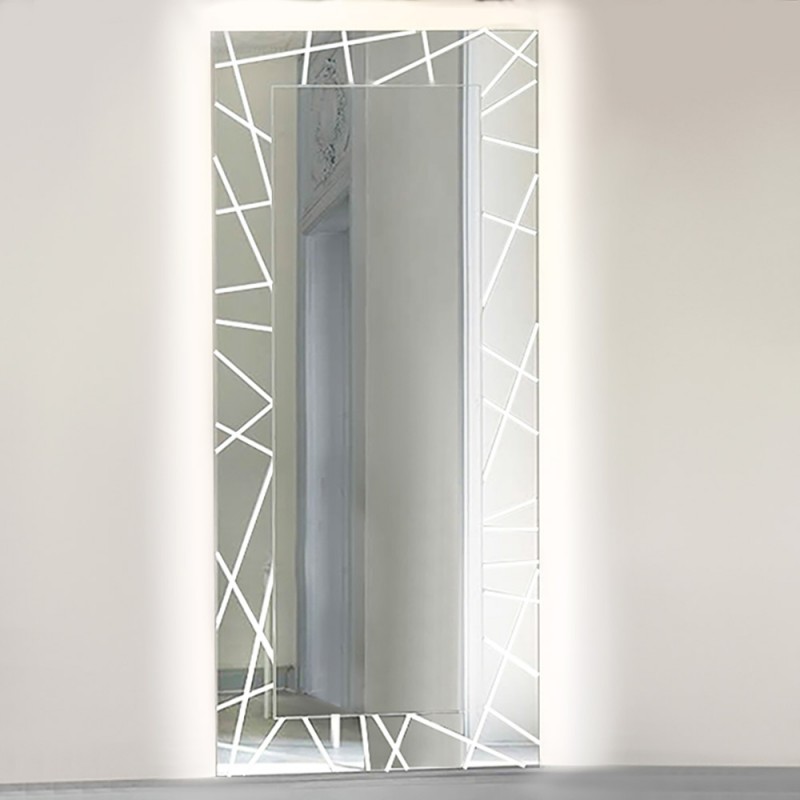 Full-length LED mirror 80x180cm