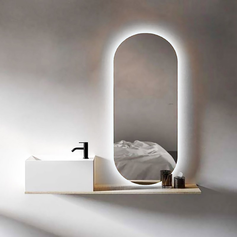 Led bathroom mirror 40x80cm - 40x100cm