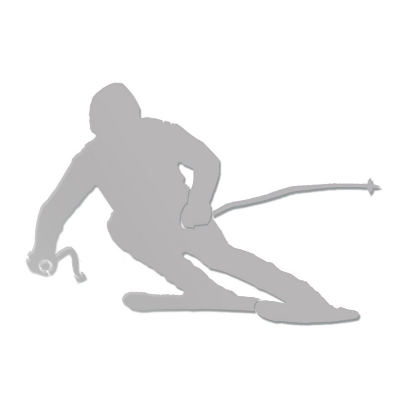 Mirror 72x45cm in the shape of a skier