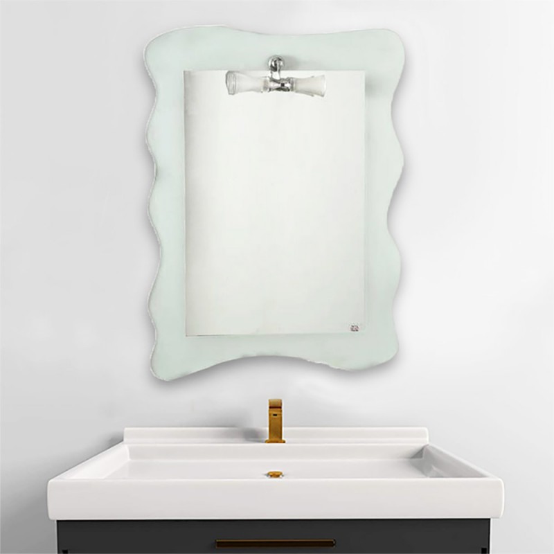 Mirror 70x90cm with lamp