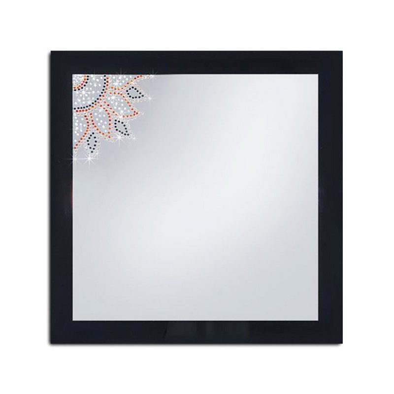  Handmade mirror with swarovski 80x80cm